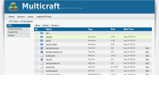 Multicraft FTP File Manager